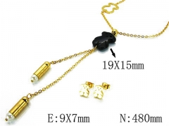 HY Wholesale Bears Earring/Pendant Set-HY64S0637IMF