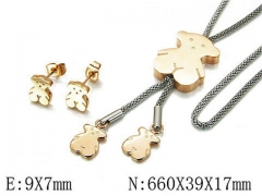 HY Wholesale Bears Earring/Pendant Set-HY64S0668IKB