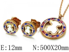 HY Wholesale Bears Earring/Pendant Set-HY90S0185IJW