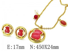 HY Wholesale Bears Earring/Pendant Set-HY64S0814IKE