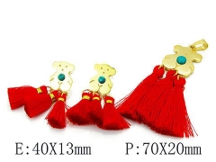 HY Wholesale Bears Earring/Pendant Set-HY64S0691IHX