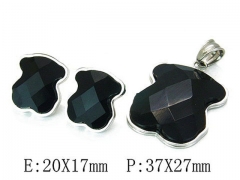 HY Wholesale Bears Earring/Pendant Set-HY64S0801HME