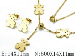 HY Wholesale Bears Earring/Pendant Set-HY64S0416H80