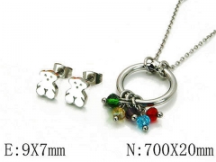 HY Wholesale Bears Earring/Pendant Set-HY64S0623IIV