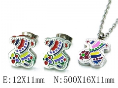 HY Wholesale Bears Earring/Pendant Set-HY64S1000HMF