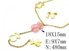 HY Wholesale Bears Earring/Pendant Set-HY64S0648IKF