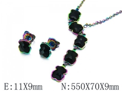 HY Wholesale Bears Earring/Pendant Set-HY90S0260IHY