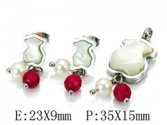 HY Wholesale Bears Earring/Pendant Set-HY64S0779HLE