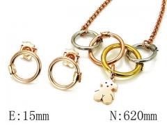 HY Wholesale Bears Earring/Pendant Set-HY90S0197IKC