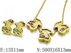 HY Wholesale Bears Earring/Pendant Set-HY90S0046IJL