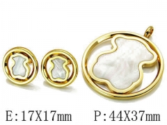 HY Wholesale Bears Earring/Pendant Set-HY64S0522IIQ