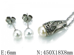 HY Wholesale Jewelry Natural Pearl Set-HY30S0211HIC