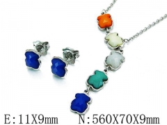 HY Wholesale Bears Earring/Pendant Set-HY90S0256HOW