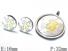 HY Wholesale Bears Earring/Pendant Set-HY64S0475IKZ