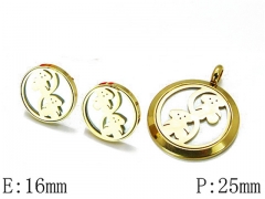 HY Wholesale Bears Earring/Pendant Set-HY81S0359HLW