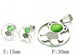 HY Wholesale Bears Earring/Pendant Set-HY64S0870HID