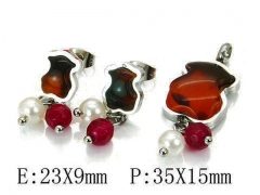 HY Wholesale Bears Earring/Pendant Set-HY64S0783HLE