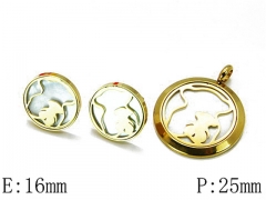 HY Wholesale Bears Earring/Pendant Set-HY81S0360HLV