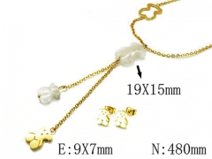 HY Wholesale Bears Earring/Pendant Set-HY64S0640IMY