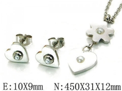 HY Wholesale jewelry Heart shaped Set-HY90S0205HKC