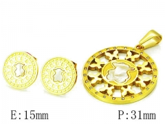 HY Wholesale Bears Earring/Pendant Set-HY64S0873HLR