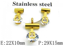 HY Wholesale Bears Earring/Pendant Set-HY64S0357HOZ