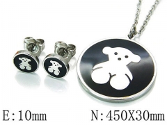 HY Wholesale Bears Earring/Pendant Set-HY90S0124HLF