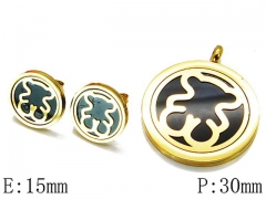 HY Wholesale Bears Earring/Pendant Set-HY81S0368HJZ