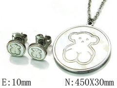 HY Wholesale Bears Earring/Pendant Set-HY90S0131HPT