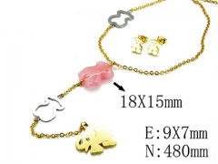 HY Wholesale Bears Earring/Pendant Set-HY64S0663IKG