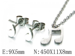 HY Wholesale 316 Stainless Steel jewelry Set-HY54S0409LS