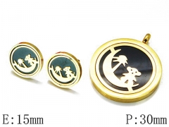 HY Wholesale Bears Earring/Pendant Set-HY81S0364HJD