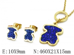 HY Wholesale Bears Earring/Pendant Set-HY02S2739HIF