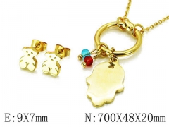 HY Wholesale Bears Earring/Pendant Set-HY64S0608IKA