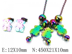 HY Wholesale Bears Earring/Pendant Set-HY48S0112H4W