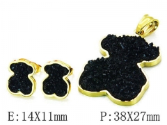 HY Wholesale Bears Earring/Pendant Set-HY64S0845IHV