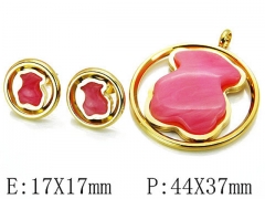 HY Wholesale Bears Earring/Pendant Set-HY64S0540IIE