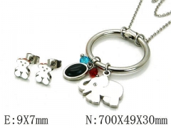 HY Wholesale Bears Earring/Pendant Set-HY64S0616IIS