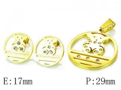 HY Wholesale Bears Earring/Pendant Set-HY64S0872HLE