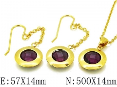 HY Wholesale Jewelry Zircon / Crystal Sets-HY06S1002HKF