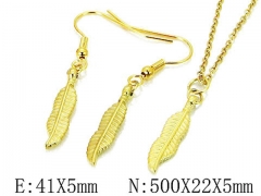 HY Wholesale 316 Stainless Steel jewelry Set-HY64S1057HIE