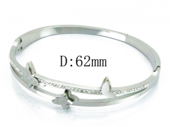 HY Wholesale Stainless Steel 316L Bangle(Crystal)-HY19B0018HNC