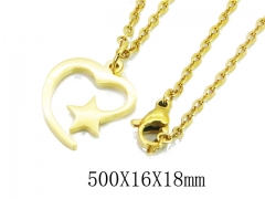 HY Wholesale 316L Stainless Steel Necklace-HY41N0021LT