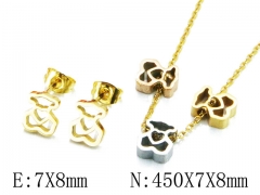 HY Wholesale 316 Stainless Steel jewelry Set-HY64S1107HTT