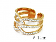 HY Wholesale 316L Stainless Steel Rings-HY19R0013HHR