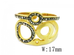 HY Wholesale 316L Stainless Steel Rings-HY19R0018HBB