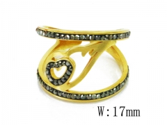 HY Wholesale 316L Stainless Steel Rings-HY19R0014HEE