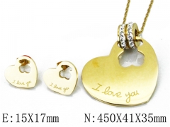 HY Wholesale 316 Stainless Steel jewelry Set-HY02S2742HKA