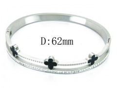 HY Wholesale Stainless Steel 316L Bangle(Crystal)-HY19B0033HNW