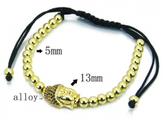 HY Stainless Steel 316L Bracelets (Steel Ball Style)-HY41B0188HNE